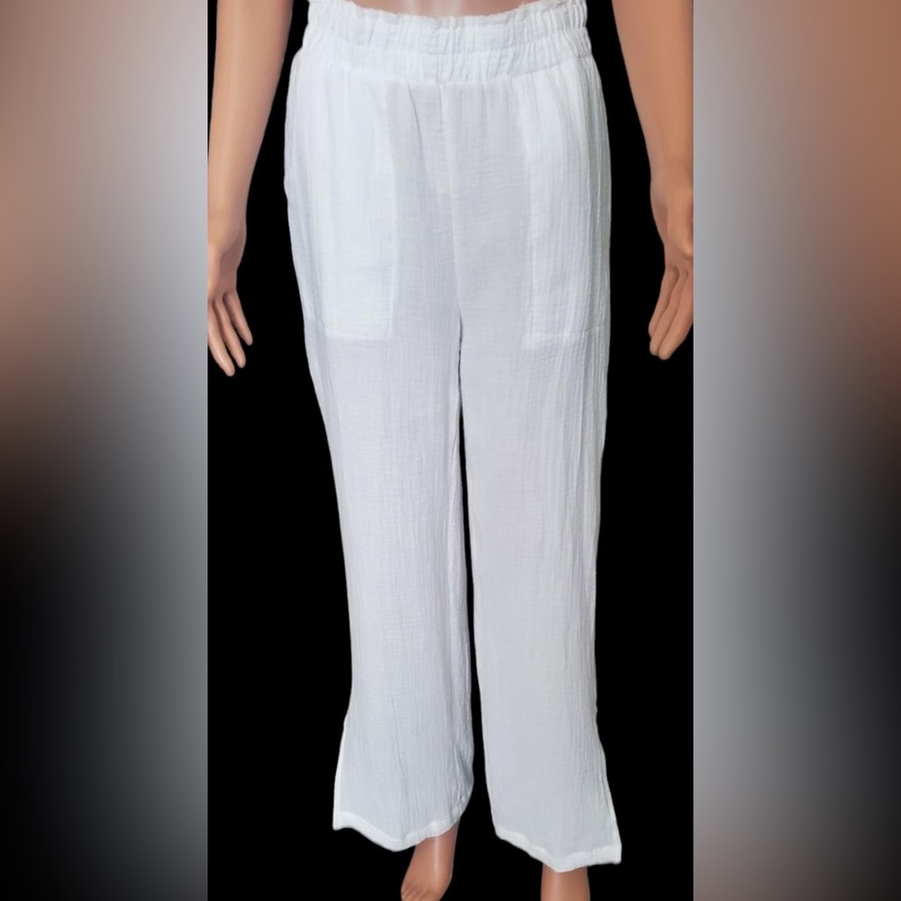 C & C California Size Small Pants Elastic Waistband 100% Cotton New with tags
